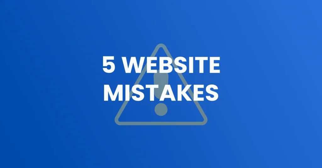 5 Courier Website Mistakes to Avoid