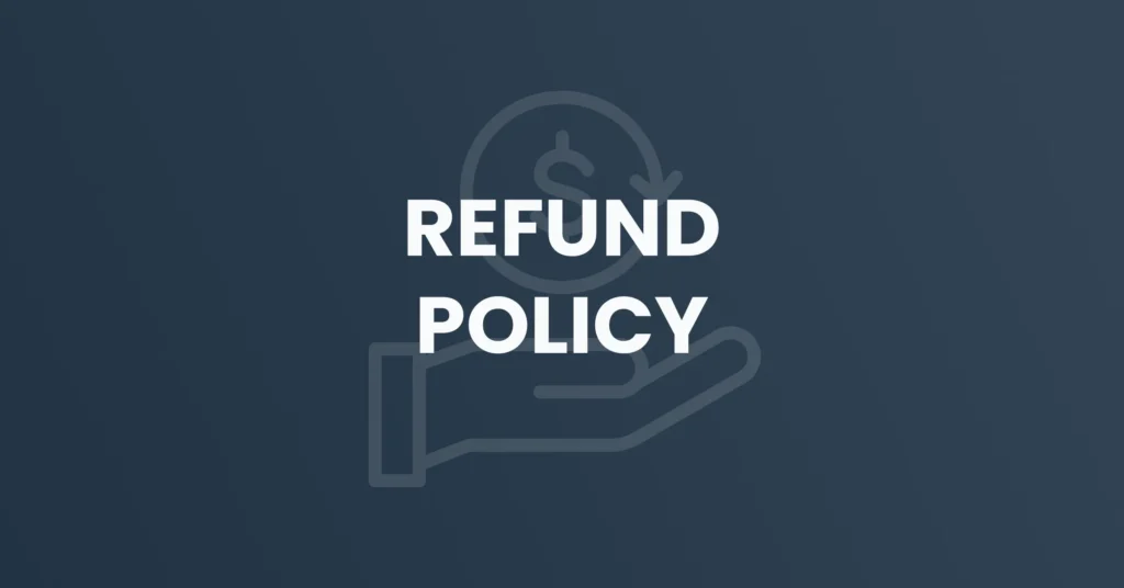 refund policy image